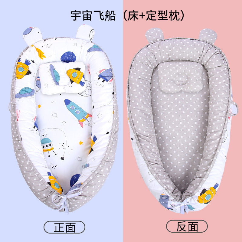 Baby Bed Bed Neonatal Bionic Sleeping Bed Safety Crib Baby's Anti-startling and Anti-pressure Sleeping Baby's Nest