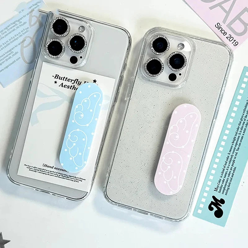 Cute Cartoon Angel Wings Y2K Personalized Band-aid Mobile Phone Holder Suitable For Mobile Phones And Mobile Phone Cases
