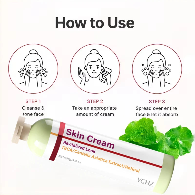Centella Asiatica Retinol Skin Firming Cream - Refreshing and Non-Greasy Deeply Moisturizes Dry Skin, Brightens Complexion, Provides Long-Lasting Hydration, and Is an Ideal Choice as a Holiday Gift.