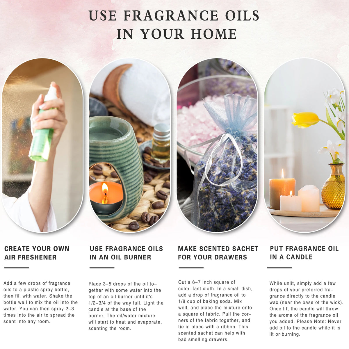 PHATOIL 100ml Flower Series Fragrance Oils For Diffuser Candle Making White Musk Bubble Gum Sea Breeze Baby Powder Aroma Oil