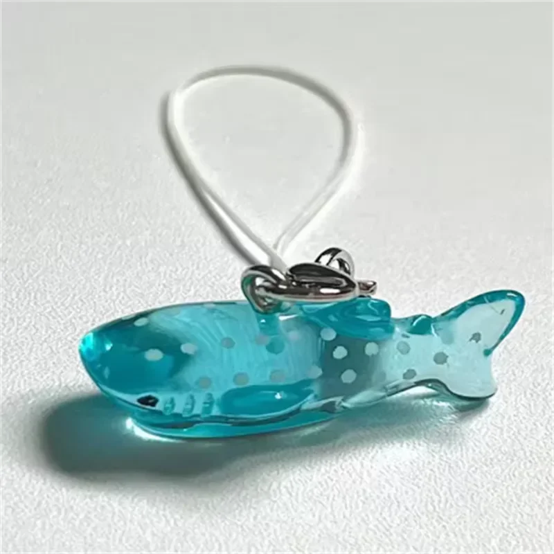 Marine Animal Mobile Phones Charms Cute Whale Shark Manta Ray Cellphone Decorations Keychains Lanyard Accessories