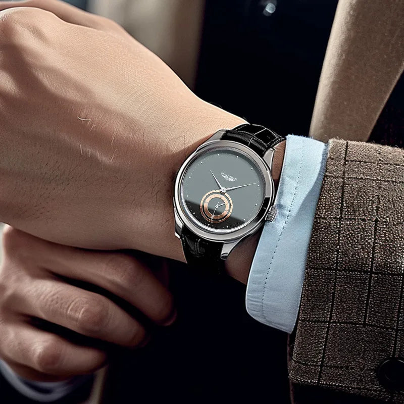 New Fashion Man Luxury Business Leather Watch Men Top Sports Casual Quartz Watches Male Clock Militray Wristwatches Reloj Hombre