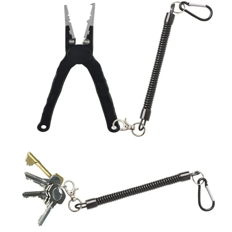 Scalable Spring Coil Keychain, Anti-theft And Anti Loss Elastic Rope, Suitable for Wallet Chains, Keys, And Mobile Phones