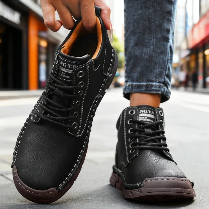 2025 Fall Fashion Women's Casual Shoes Simple Breathable Loafers Design Sneakers New Wpmen Ankle Boots Outdoor Motorcycle Boots