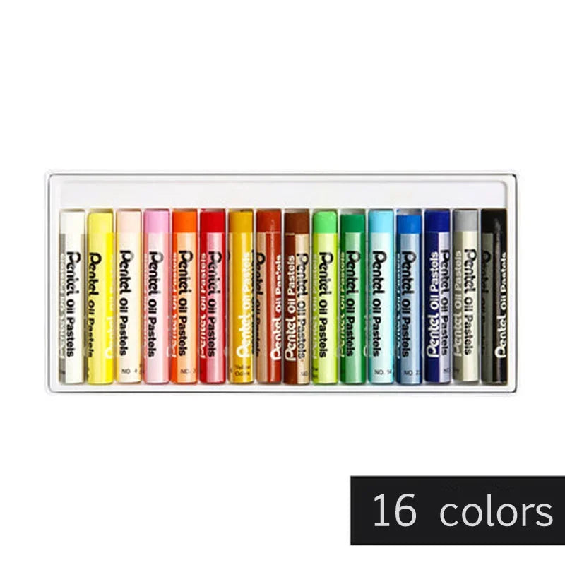 12-50Colors Japan Pentel Oil Pastels Color Paintings Fine Art Crayons Graffiti Eco-friendly Soft Crayons Art Supplies Stationery
