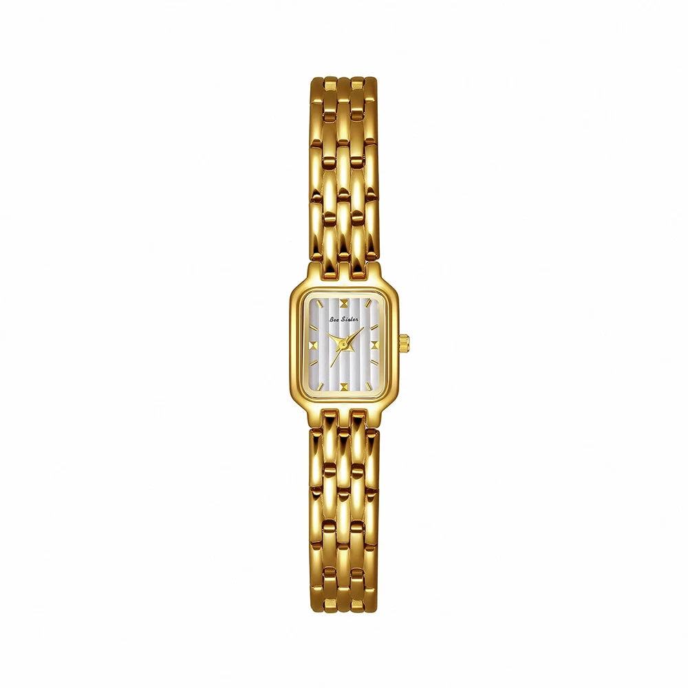 BS Bee Sister Watch Women Vintage 2025 Luxury Waterproof Fashionable Wristwatch Elegant Quartz Watches Woman Gifts