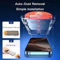 5Pcs Dust Proof Installation Privacy Screen Protector For iPhone 16 15 14 11 12 13 17 Pro Max XS XR X 7 8 16 Plus Anti-spy Glass