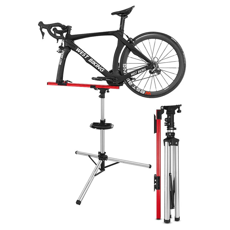 Professional Mechanic Bike Repair Stand MTB Road Bicycle Maintenance Workstand Foldable Adjustable Wash Bike Rack