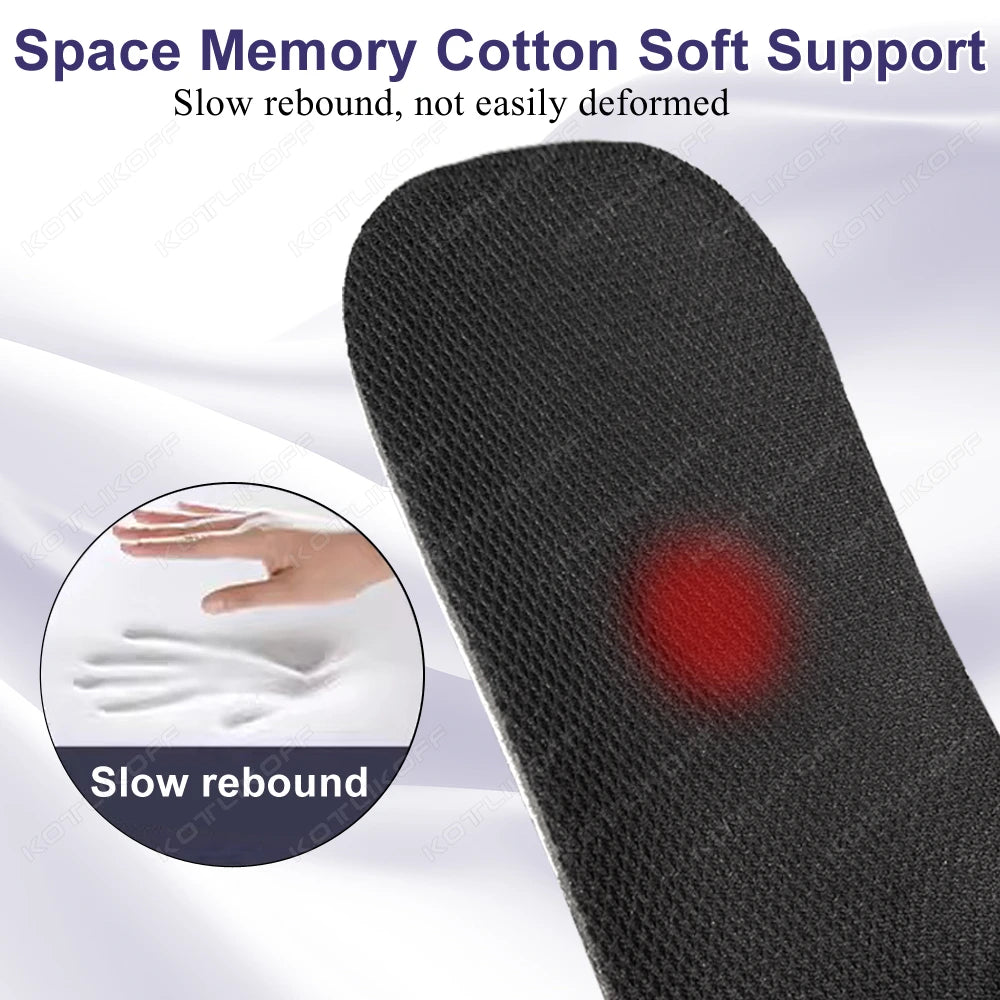 1/2 Pairs Ultralight Breathable Height Increase Half Insole Heel Heighten 2-5cm Height Increase Sport Cushion Unisex Shoe Pads