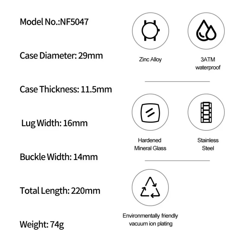 NAVIFORCE Watches for Women LCD Digital Waterproof Steel Band Female Casual Fashion Luxury Daily Wear Hot Sale Wristwatch NF5047