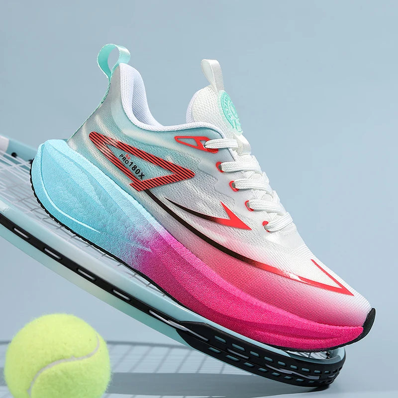 Marathon Sports Breathable Running Sneakers Men Lightweight Women's Athletic Nonskid Sneakers Trend Casual Walking Shoes For Men
