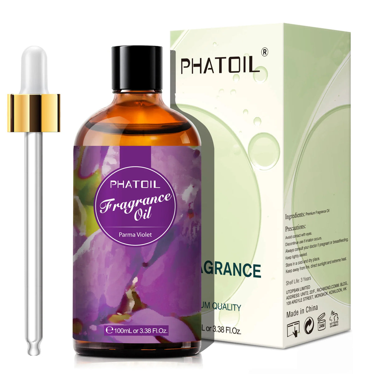 PHATOIL 100ml Flower Series Fragrance Oils For Diffuser Candle Making White Musk Bubble Gum Sea Breeze Baby Powder Aroma Oil