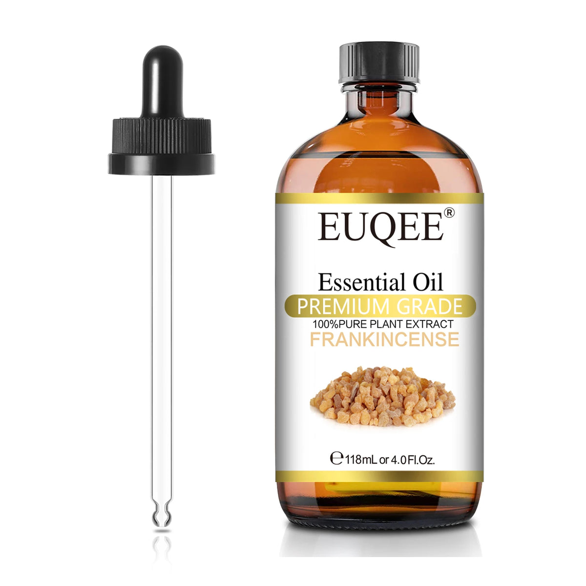 EUQEE 118ML Natural Essential Oil For Humidifier Diffuser Lemon Eucalyptus Helichrysum Copaiba Grapefruit Cedarwood Aroma Oils