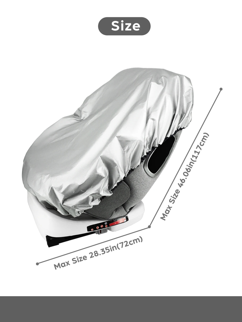 1PC  Baby Car Seat Sun Shade Cover Blocks Out Heat & Sun UV Covers Universal Baby Travel Accessories
