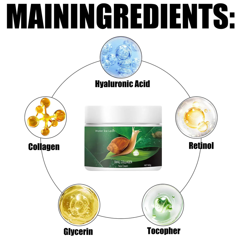 Snail anti-wrinkle cream firming up anti-aging fade fine lines moisturizing whitening repair skin care cosmetics