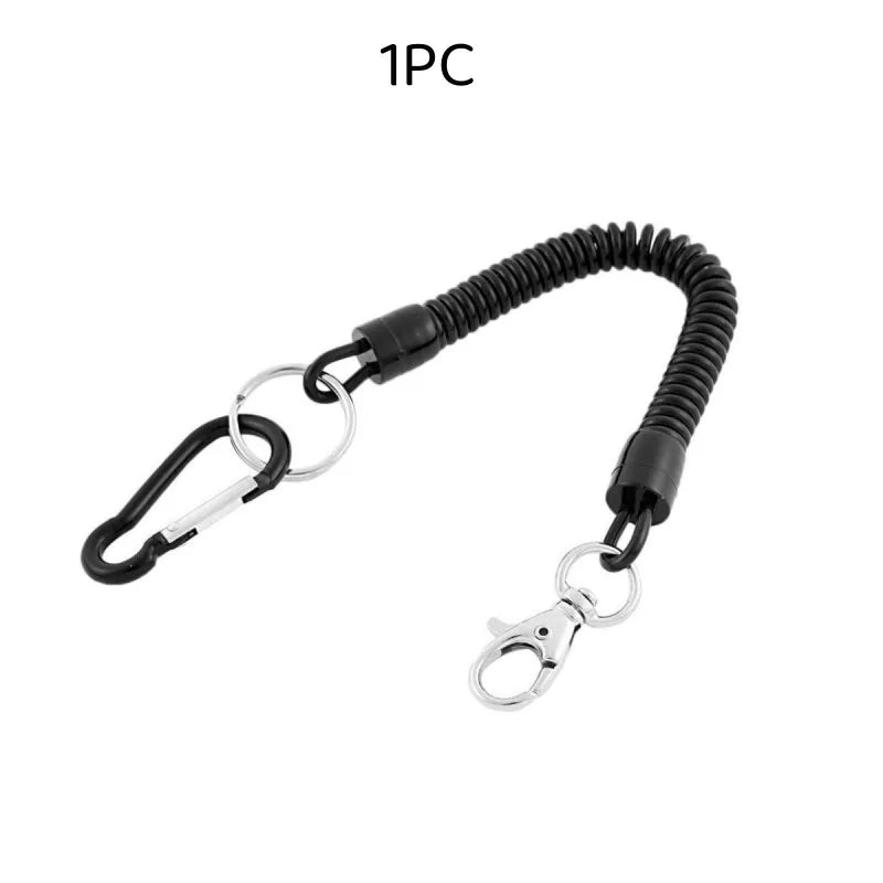 Scalable Spring Coil Keychain, Anti-theft And Anti Loss Elastic Rope, Suitable for Wallet Chains, Keys, And Mobile Phones