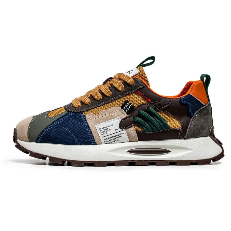 Men's Chunky Sneakers Fashion Designer Casual Shoe Platform Trainers Jogging Sports Shoes for Men Tennis Shoes Zapatillas Hombre