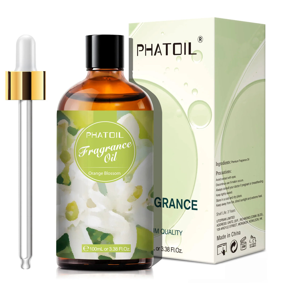 PHATOIL 100ml Flower Series Fragrance Oils For Diffuser Candle Making White Musk Bubble Gum Sea Breeze Baby Powder Aroma Oil