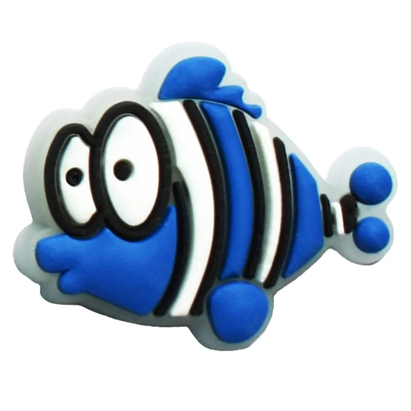 PVC glowing in dark  Shoe Decoration Buckle Charm Accessories 1pcs bling duck rubbit animal DIY Combination for clog DIY