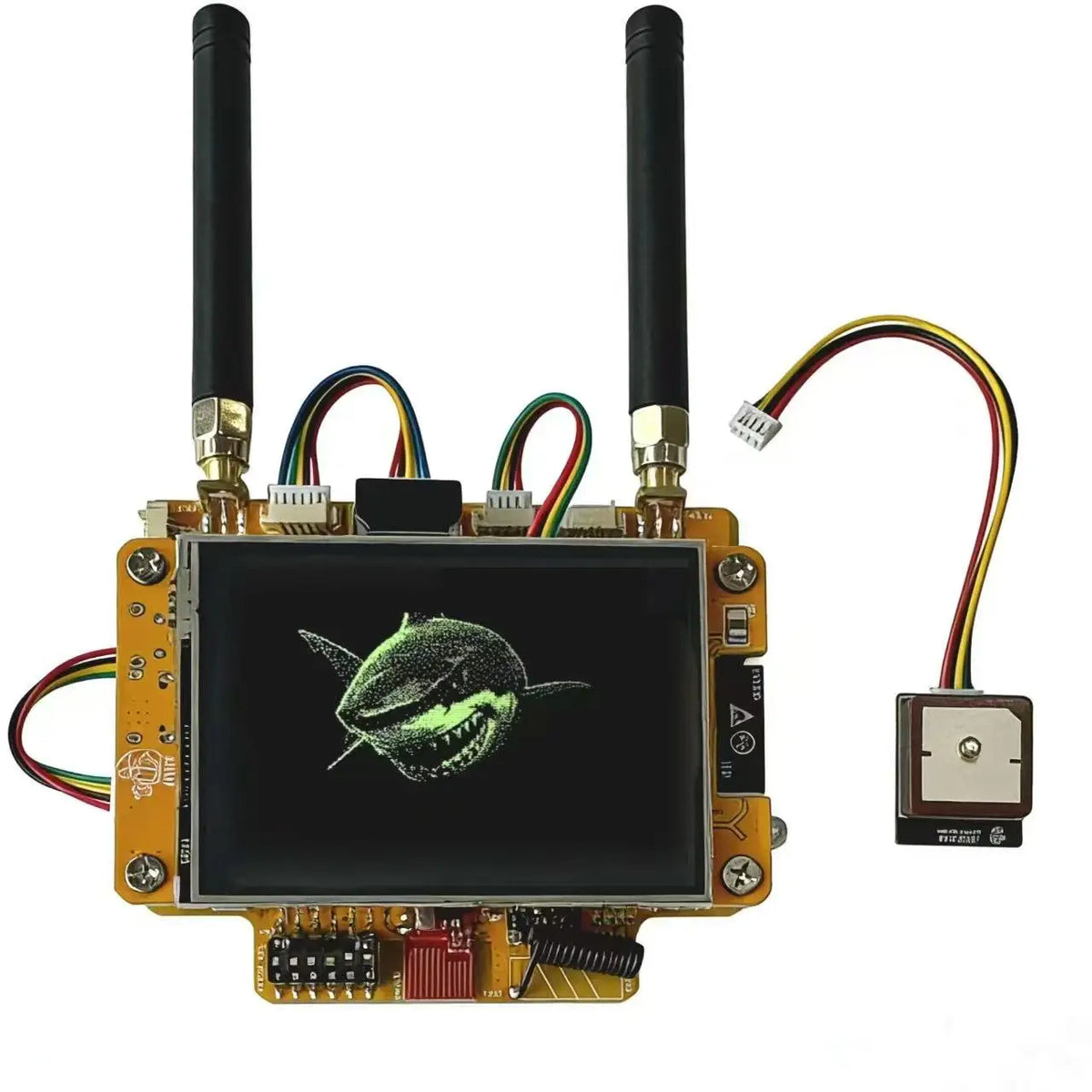 The NM-RF-Hat Companion Hat, Multi-Band RF for ESP32-2432S028 Bruce CYD CC1101 NRF24 PN532 IR TX/RX 433M OOK Power Mgmt TF Slot