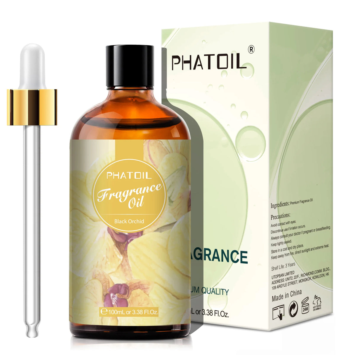 PHATOIL 100ml Flower Series Fragrance Oils For Diffuser Candle Making White Musk Bubble Gum Sea Breeze Baby Powder Aroma Oil
