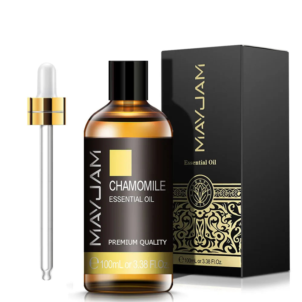 MAYJAM 100ML Pure Aroma Essential Oils Cinnamon Rosemary Cedarwood Lemongrass Tea Tree Oil for Massage Humidifier Soaps Candle