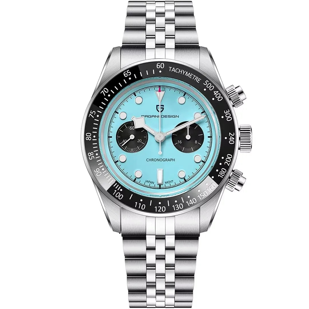 PAGANI DESIGN Panda Men's Watches 2026 Top Luxury Quartz Watch For Men Chronograph AR Sapphire Mirror Ceramic Bezel Waterproof