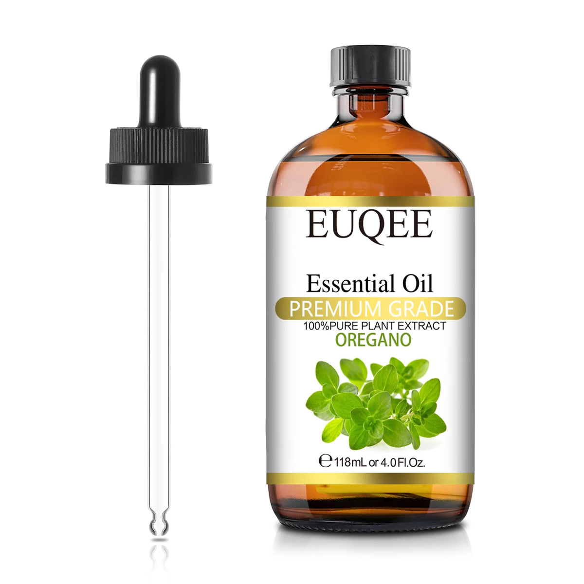 EUQEE 118ML Natural Essential Oil For Humidifier Diffuser Lemon Eucalyptus Helichrysum Copaiba Grapefruit Cedarwood Aroma Oils