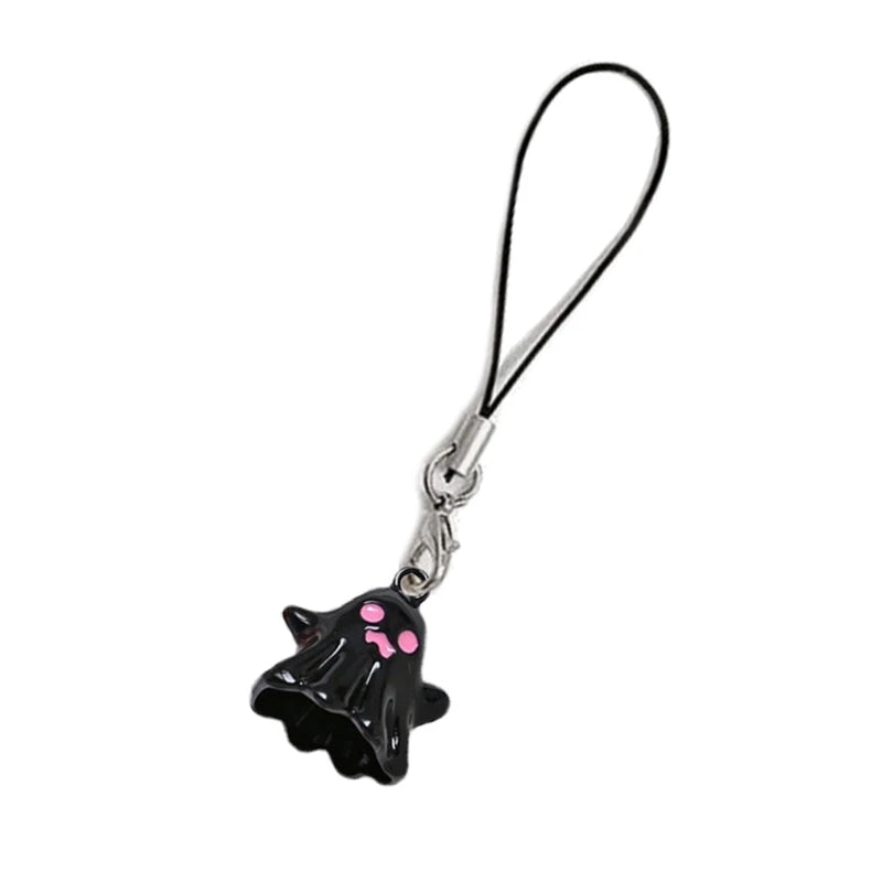 Ghost Mobile Phone Charms Straps Lanyard Halloween Kawaii Women Phones Keychain Accessories Fashion Cute Ins style jewelry