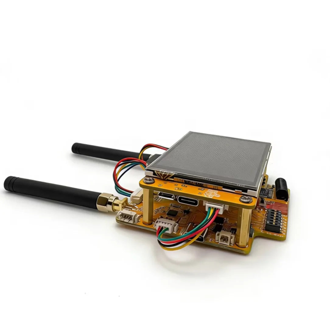 The NM-RF-Hat Companion Hat, Multi-Band RF for ESP32-2432S028 Bruce CYD CC1101 NRF24 PN532 IR TX/RX 433M OOK Power Mgmt TF Slot