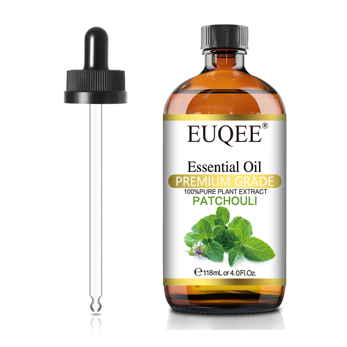 EUQEE 118ML Natural Essential Oil For Humidifier Diffuser Lemon Eucalyptus Helichrysum Copaiba Grapefruit Cedarwood Aroma Oils
