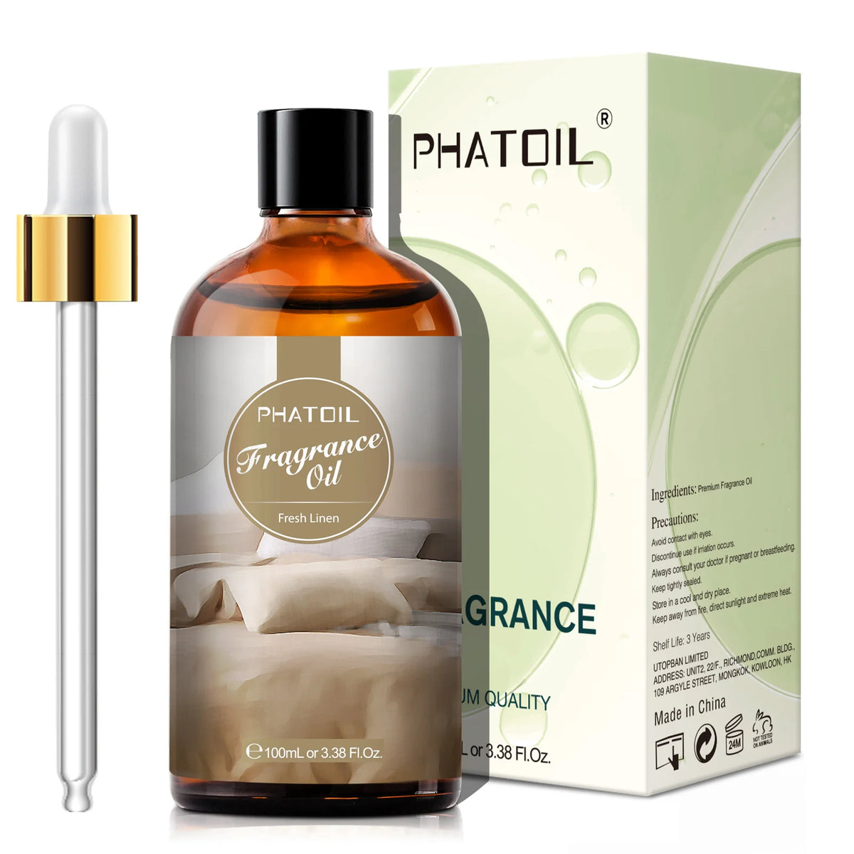 PHATOIL 100ml Flower Series Fragrance Oils For Diffuser Candle Making White Musk Bubble Gum Sea Breeze Baby Powder Aroma Oil