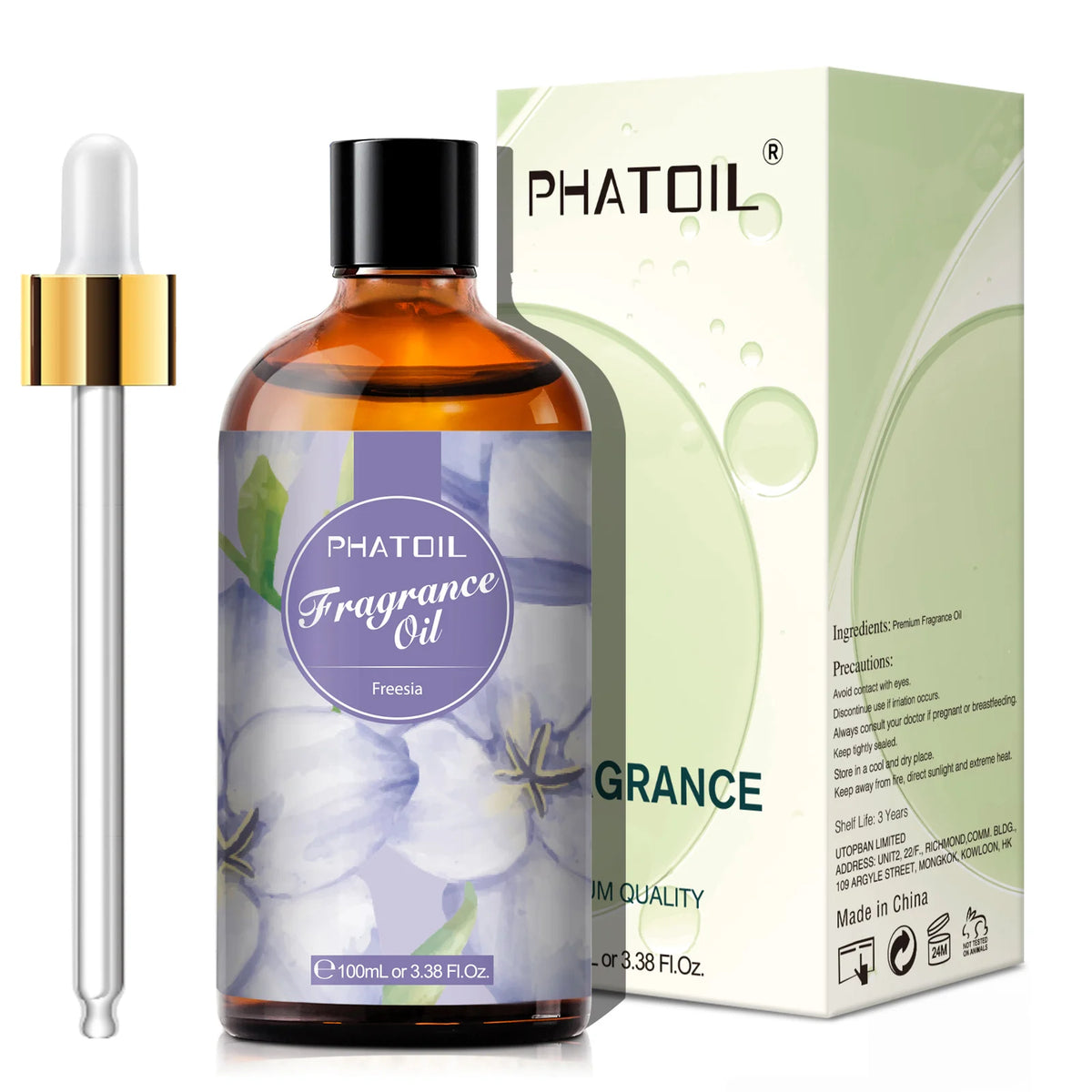 PHATOIL 100ml Flower Series Fragrance Oils For Diffuser Candle Making White Musk Bubble Gum Sea Breeze Baby Powder Aroma Oil