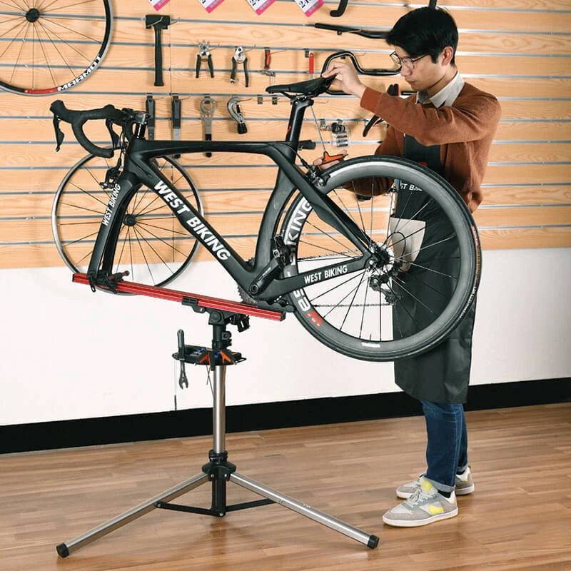 Professional Mechanic Bike Repair Stand MTB Road Bicycle Maintenance Workstand Foldable Adjustable Wash Bike Rack