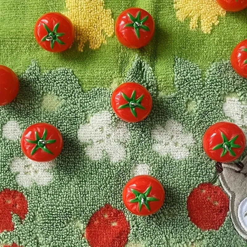 Realistic Tomato Fruit Phone Charm Keychain Resin Material Perfect for Backpacks Cell Phones and Key Chain Pendant Accessories