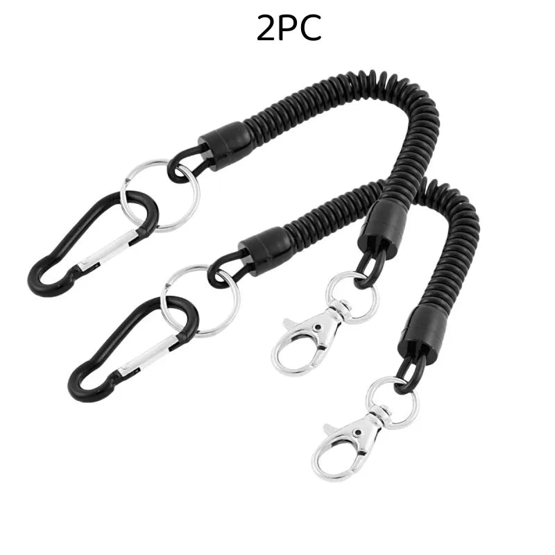 Scalable Spring Coil Keychain, Anti-theft And Anti Loss Elastic Rope, Suitable for Wallet Chains, Keys, And Mobile Phones