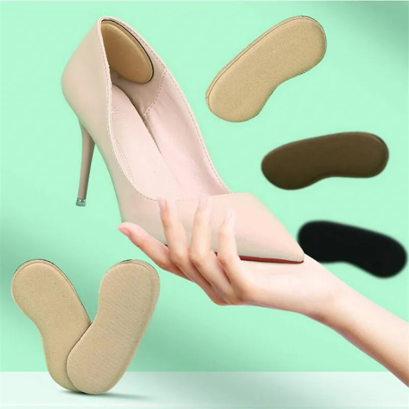 5Pairs Heel Insoles Patch Pain Relief Anti-wear Cushion Pad Feet Care Heel Protector Adhesive Back Sticker Shoes Insert Insole