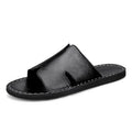 STRONGSHEN Fashion Men's Slippers Summer Outer Wear Non-Slip Wear-Resistant Casual Luxury Slippers Leather Slippers Outdoor