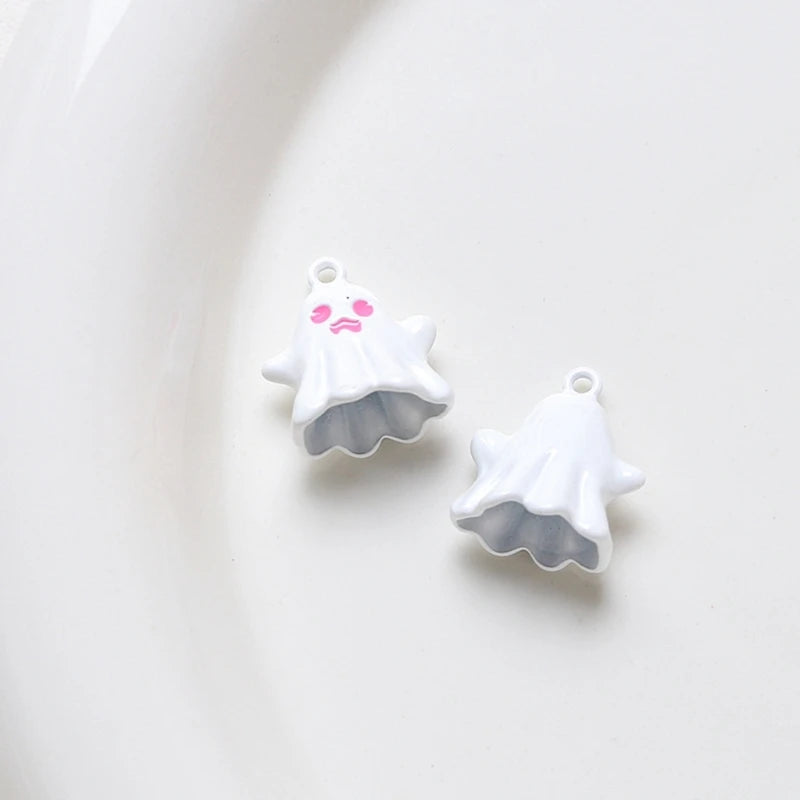 Ghost Mobile Phone Charms Straps Lanyard Halloween Kawaii Women Phones Keychain Accessories Fashion Cute Ins style jewelry