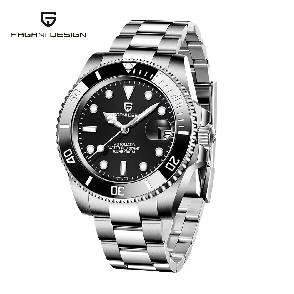 PAGANI DESIGN 2026 New Men's Watches Top Luxury Gold Automatic Mechanical Wrist Watch Men Stainless Steel Waterproof Men Watch